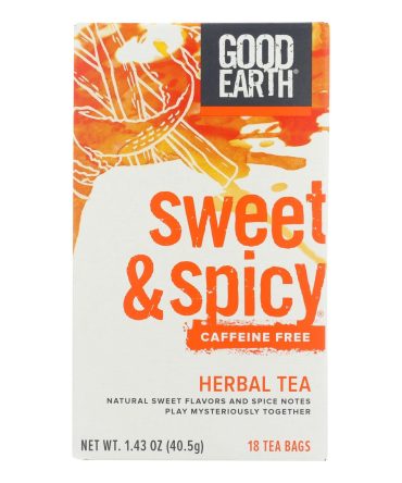 Good Earth Herbal Tea - Sweet And Spicy - Case Of 6 - 18 Bags