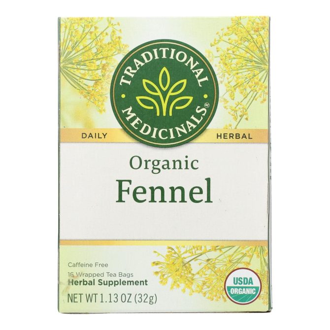 Traditional Medicinals Organic Herbal Tea - Fennel - Case Of 6 - 16 Bags - Image 2