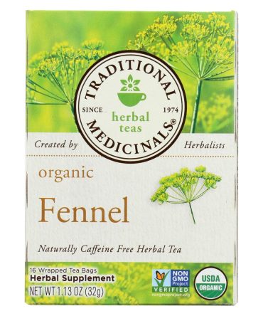 Traditional Medicinals Organic Herbal Tea - Fennel - Case Of 6 - 16 Bags