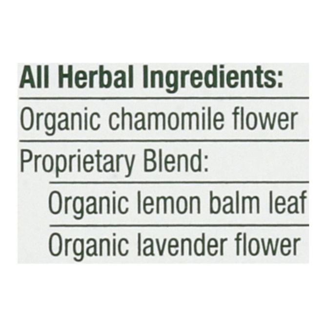 Traditional Medicinals Organic Chamomile With Lavender Herbal Tea - Caffeine Free - Case Of 6 - 16 Bags - Image 3