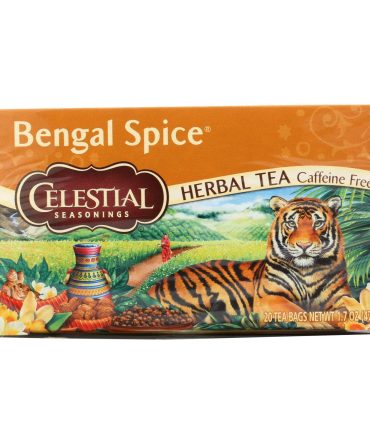 Celestial Seasonings Herbal Tea Caffeine Free Bengal Spice - 20 Tea Bags - Case Of 6