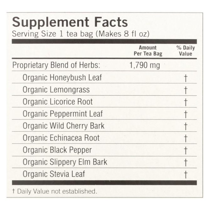 Yogi Throat Comfort Herbal Tea Caffeine Free Honey Lemon - 16 Tea Bags - Case Of 6 - Image 3