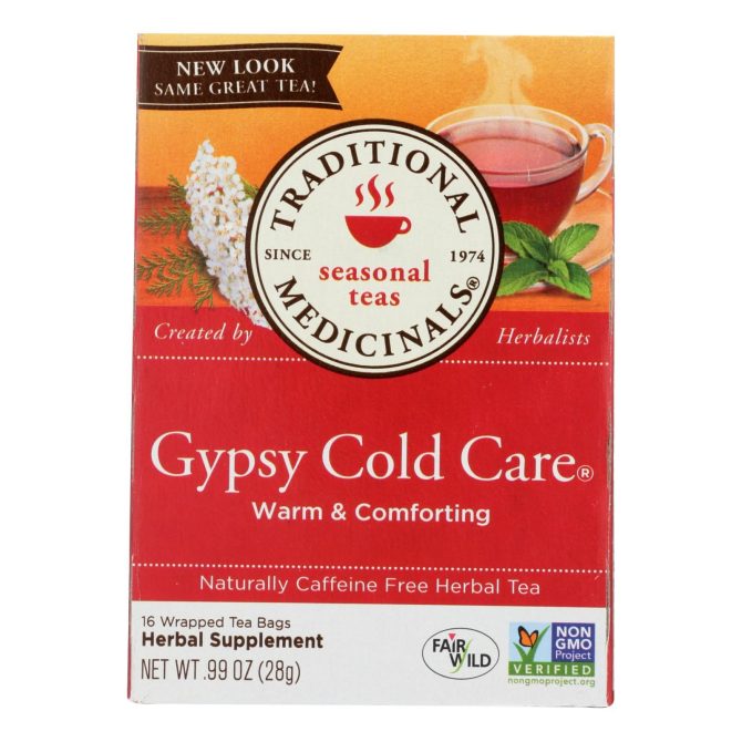 Traditional Medicinals Gypsy Cold Care Herbal Tea - 16 Tea Bags - Case Of 6 - Image 2