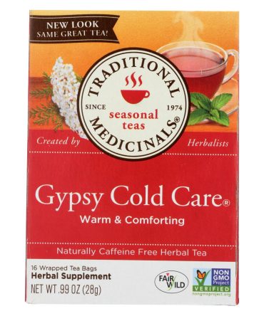 Traditional Medicinals Gypsy Cold Care Herbal Tea - 16 Tea Bags - Case Of 6