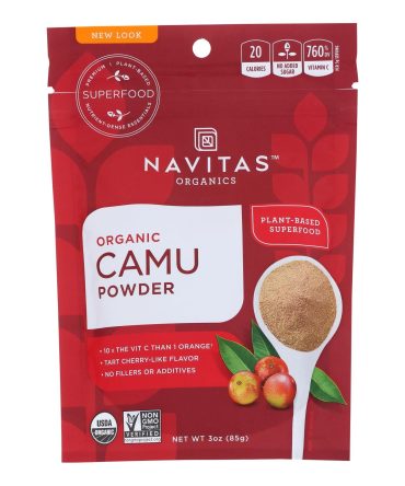 Navitas Naturals Camu Powder - Organic - Raw - 3 Oz - Case Of 6