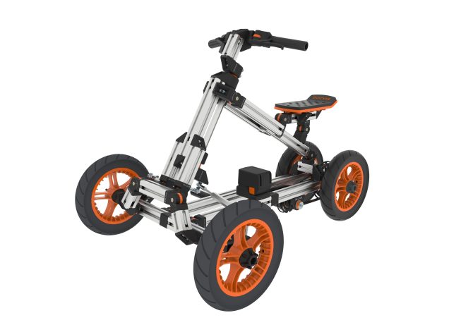 Modular design High-strength material electric innovation kart, more than 20 kinds of assembly methods, suitable for outdoor sports, parent-child interaction - Image 5