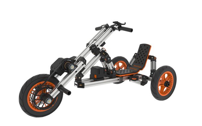 Modular design High-strength material electric innovation kart, more than 20 kinds of assembly methods, suitable for outdoor sports, parent-child interaction - Image 6