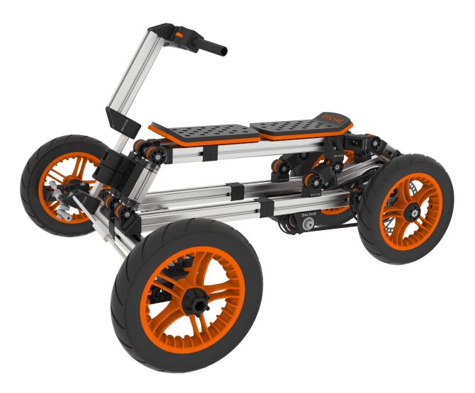Modular design High-strength material electric innovation kart, more than 20 kinds of assembly methods, suitable for outdoor sports, parent-child interaction - Image 8