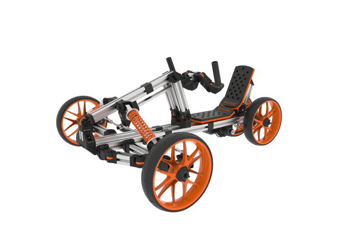 Modular design High-strength material electric innovation kart, more than 20 kinds of assembly methods, suitable for outdoor sports, parent-child interaction - Image 2