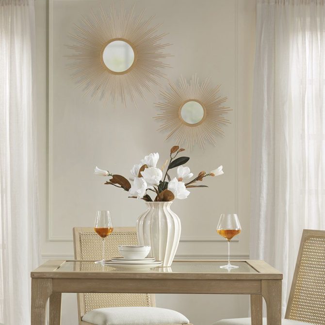 Sunburst Wall Decor Mirror 14.5"D - Image 6