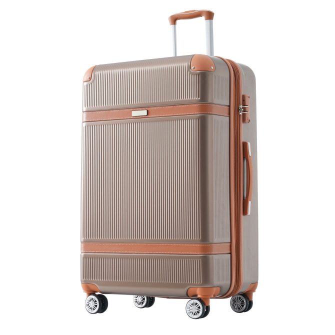 Hardshell Luggage Sets 3 Piece double spinner 8 wheels Suitcase with TSA Lock Lightweight 20''24''28'' - Image 11