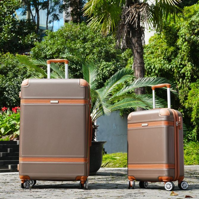 Hardshell Luggage Sets 3 Piece double spinner 8 wheels Suitcase with TSA Lock Lightweight 20''24''28'' - Image 9