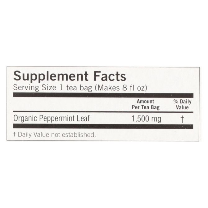 Yogi Organic Herbal Tea Caffeine Free Purely Peppermint - 16 Tea Bags - Case Of 6 - Image 2