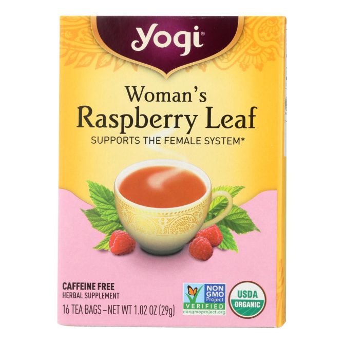 Yogi Organic Woman's Herbal Tea Raspberry Leaf - 16 Tea Bags - Case Of 6 - Image 2
