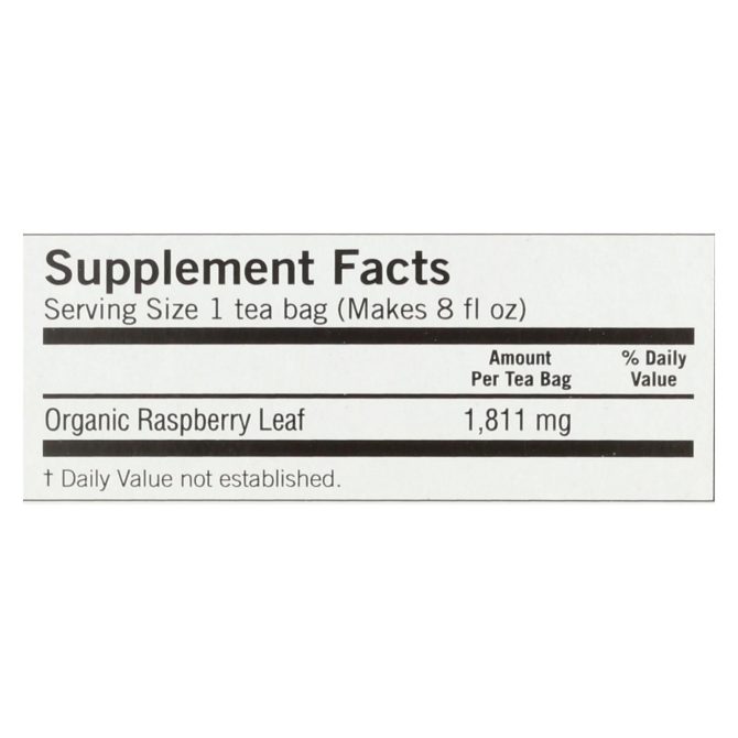 Yogi Organic Woman's Herbal Tea Raspberry Leaf - 16 Tea Bags - Case Of 6 - Image 3