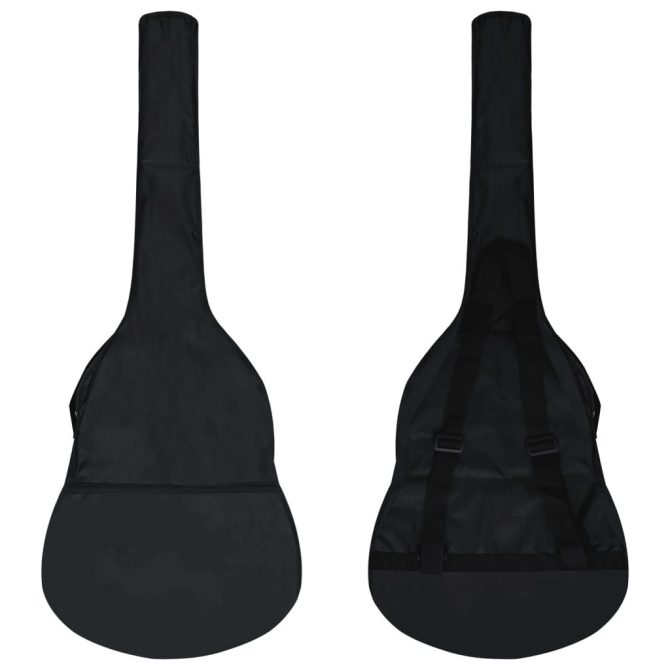 8 Piece Classical Guitar Beginner Set Black 3/4 36" - Image 3