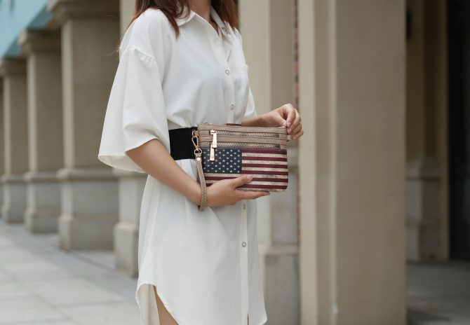 MKF Collection Alisson Vegan Leather Women FLAG Crossbody-Wristlet Bag by Mia K - Image 26