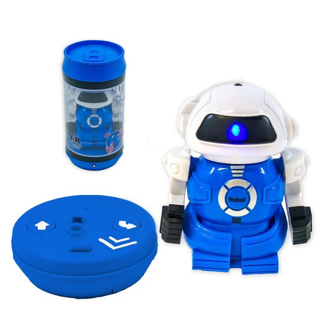 Infared Controlled RC Mini Robot In A Can