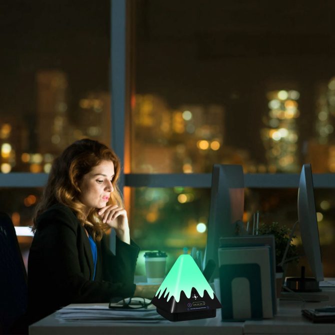 Touch Control Night Light 8-Color Change 6 Level Dimmable Light Brightness Table Lamp Portable Timer Lamp - Image 7