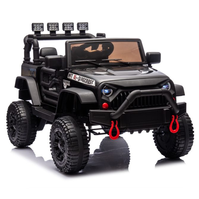 24V Kids Ride On Car W/Parents Remote Control,400W Motor,Four Wheel Suspension,Adjustable speed,USB,MP3,Music,Bluetooth,Large display screen,Power Display,Portable handle,Safety Belt for Kids Aged 3+. - Image 11