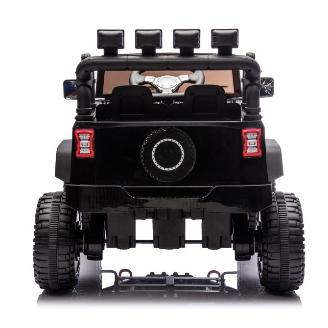 24V Kids Ride On Car W/Parents Remote Control,400W Motor,Four Wheel Suspension,Adjustable speed,USB,MP3,Music,Bluetooth,Large display screen,Power Display,Portable handle,Safety Belt for Kids Aged 3+. - Image 12