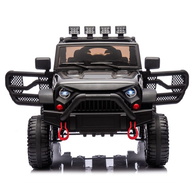 24V Kids Ride On Car W/Parents Remote Control,400W Motor,Four Wheel Suspension,Adjustable speed,USB,MP3,Music,Bluetooth,Large display screen,Power Display,Portable handle,Safety Belt for Kids Aged 3+. - Image 15