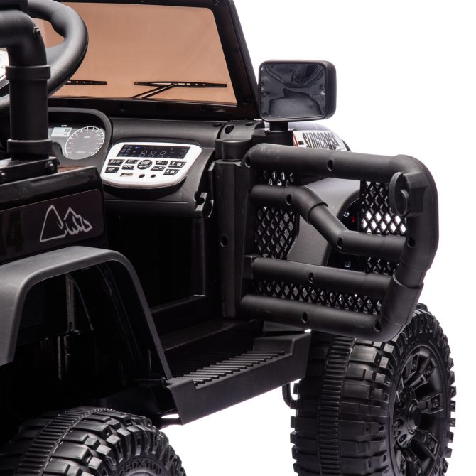 24V Kids Ride On Car W/Parents Remote Control,400W Motor,Four Wheel Suspension,Adjustable speed,USB,MP3,Music,Bluetooth,Large display screen,Power Display,Portable handle,Safety Belt for Kids Aged 3+. - Image 20