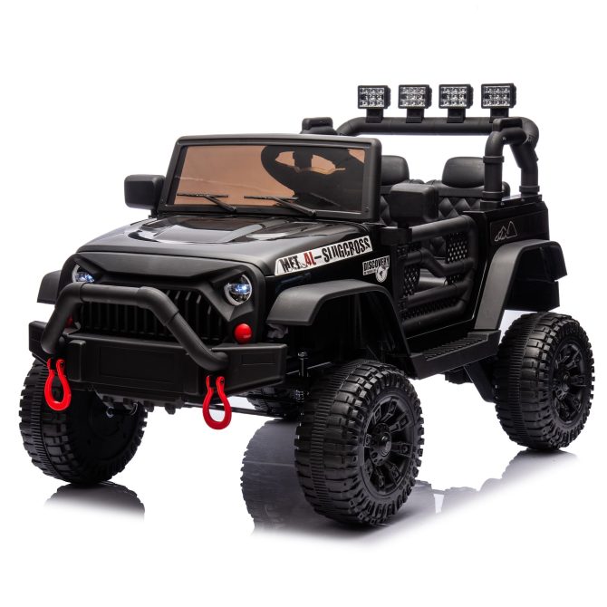 24V Kids Ride On Car W/Parents Remote Control,400W Motor,Four Wheel Suspension,Adjustable speed,USB,MP3,Music,Bluetooth,Large display screen,Power Display,Portable handle,Safety Belt for Kids Aged 3+. - Image 5