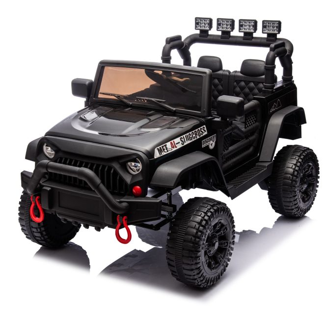 24V Kids Ride On Car W/Parents Remote Control,400W Motor,Four Wheel Suspension,Adjustable speed,USB,MP3,Music,Bluetooth,Large display screen,Power Display,Portable handle,Safety Belt for Kids Aged 3+. - Image 7
