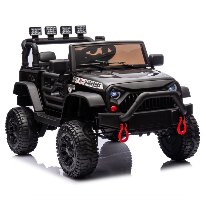 24V Kids Ride On Car W/Parents Remote Control,400W Motor,Four Wheel Suspension,Adjustable speed,USB,MP3,Music,Bluetooth,Large display screen,Power Display,Portable handle,Safety Belt for Kids Aged 3+. - Image 10