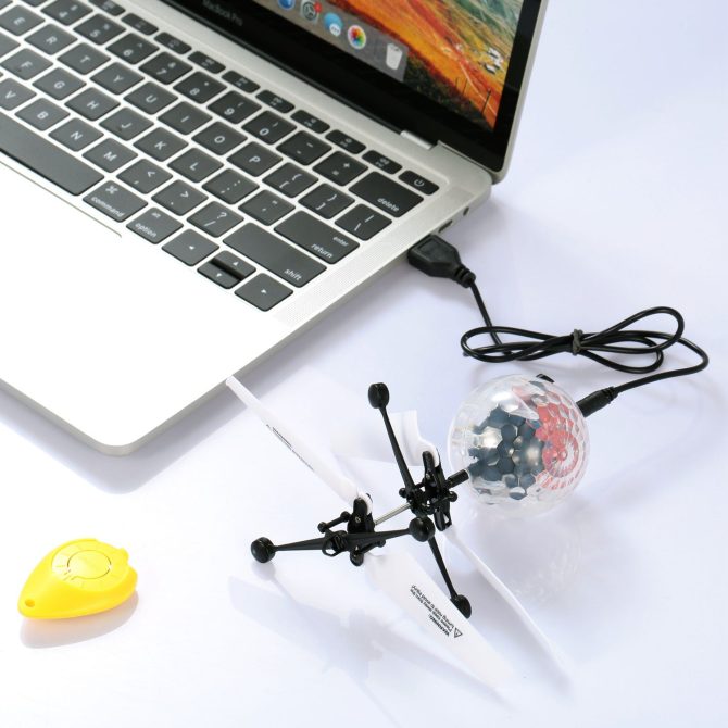 RC Flying Balls Electric Infrared Induction Drone Helicopter Ball LED Light Kids Flying Toy - Image 4
