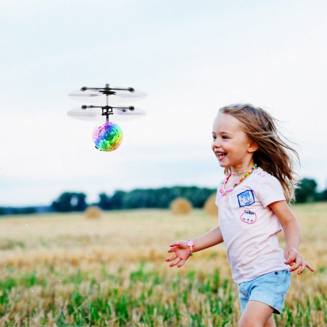 RC Flying Balls Electric Infrared Induction Drone Helicopter Ball LED Light Kids Flying Toy - Image 5