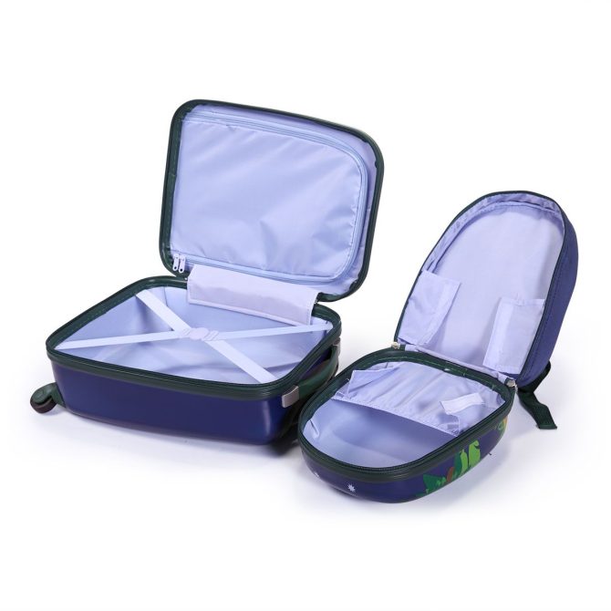 2 PCS Kids Luggage Set, 12" Backpack and 16" Spinner Case with 4 Universal Wheels, Travel Suitcase for Boys Girls - Image 3