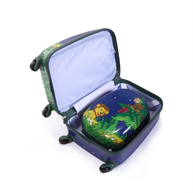 2 PCS Kids Luggage Set, 12" Backpack and 16" Spinner Case with 4 Universal Wheels, Travel Suitcase for Boys Girls - Image 6