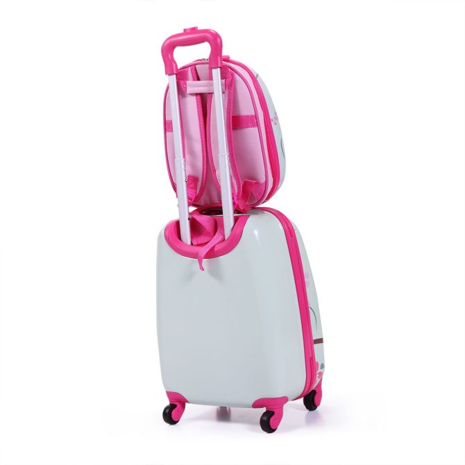 2 PCS Kids Luggage Set, 12" Backpack and 16" Spinner Case with 4 Universal Wheels, Travel Suitcase for Boys Girls - Image 25