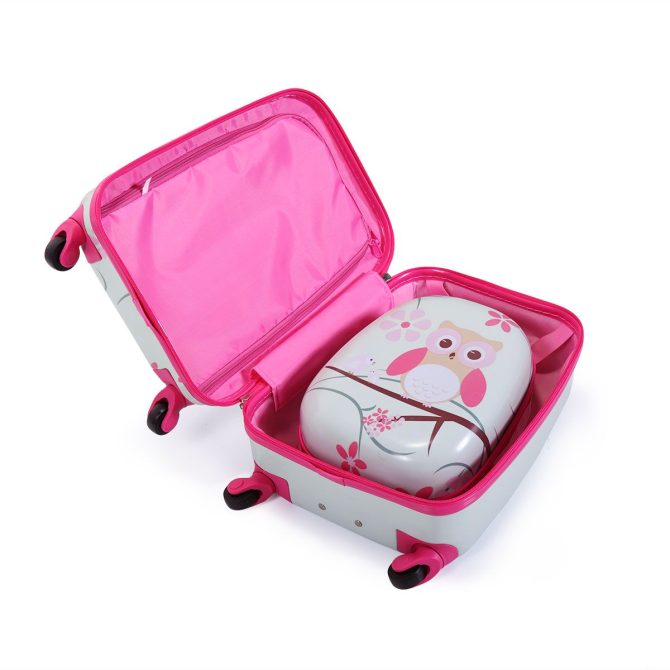2 PCS Kids Luggage Set, 12" Backpack and 16" Spinner Case with 4 Universal Wheels, Travel Suitcase for Boys Girls - Image 34
