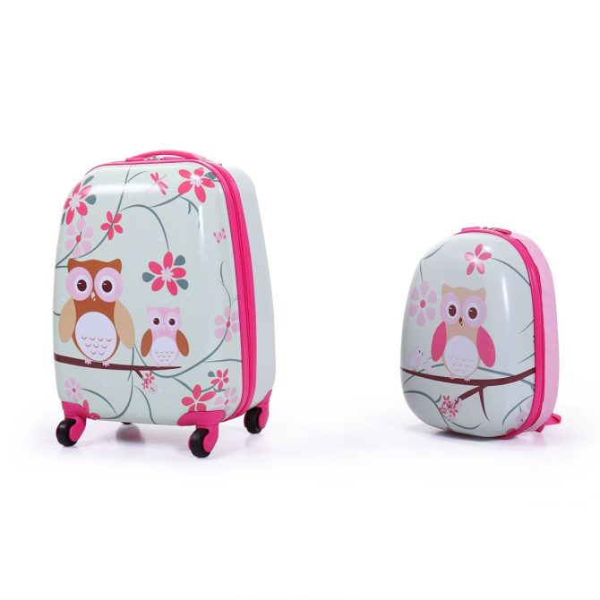 2 PCS Kids Luggage Set, 12" Backpack and 16" Spinner Case with 4 Universal Wheels, Travel Suitcase for Boys Girls - Image 29
