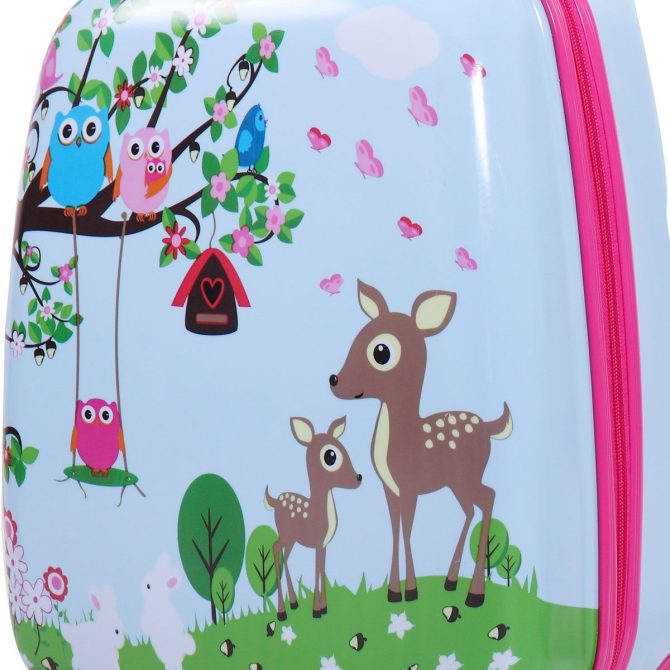 2 PCS Kids Luggage Set, 12" Backpack and 16" Spinner Case with 4 Universal Wheels, Travel Suitcase for Boys Girls - Image 16