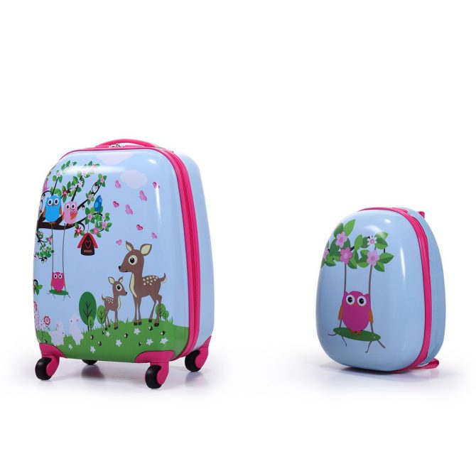 2 PCS Kids Luggage Set, 12" Backpack and 16" Spinner Case with 4 Universal Wheels, Travel Suitcase for Boys Girls - Image 17