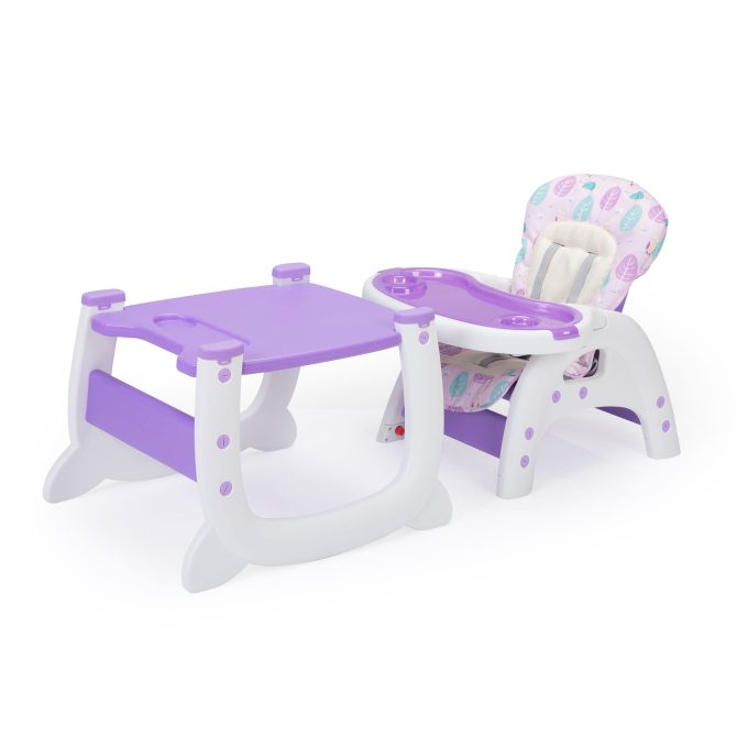 Multipurpose Adjustable Highchair,Children's dining chair for Baby Toddler Dinning Table with Feeding Tray and 5-Point Safety Buckle XH - Image 11