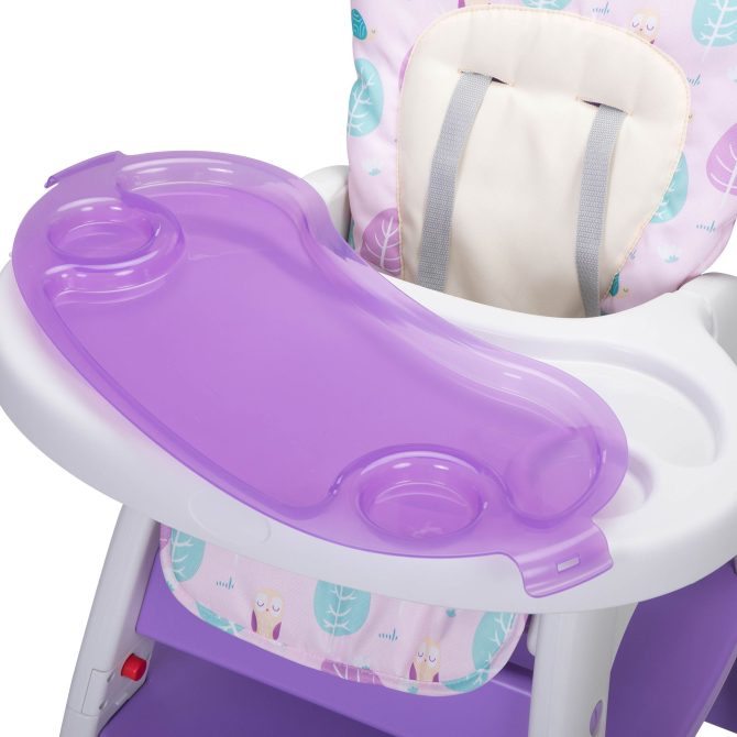 Multipurpose Adjustable Highchair,Children's dining chair for Baby Toddler Dinning Table with Feeding Tray and 5-Point Safety Buckle XH - Image 13