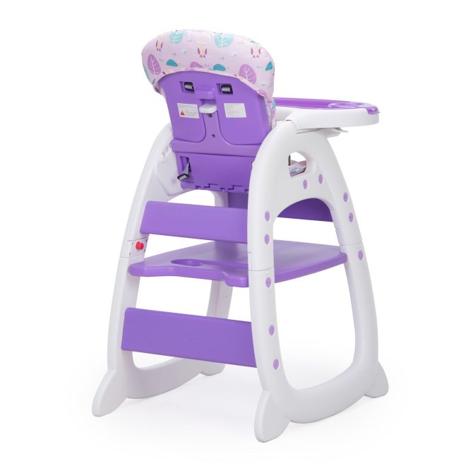 Multipurpose Adjustable Highchair,Children's dining chair for Baby Toddler Dinning Table with Feeding Tray and 5-Point Safety Buckle XH - Image 5