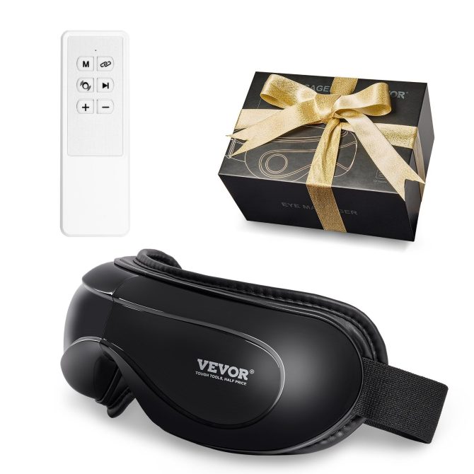 VEVOR Eye Massager with Heat & Remote Eye Care Device 5 Modes Bluetooth Music - Image 9