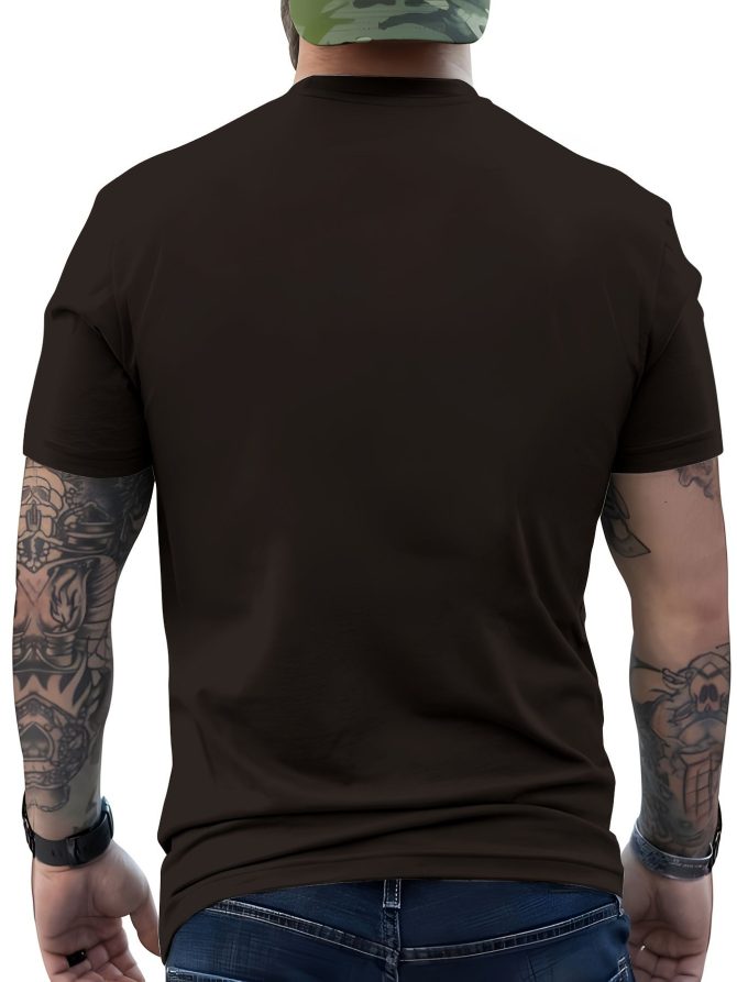 Fashionable Men's 3D Printed T-shirt - Made Of Soft And Breathable Polyester Fabric, Machine Washable, Round Neck Design, Comfortable And Casual Wear - Suitable For Daily Activities - Image 9