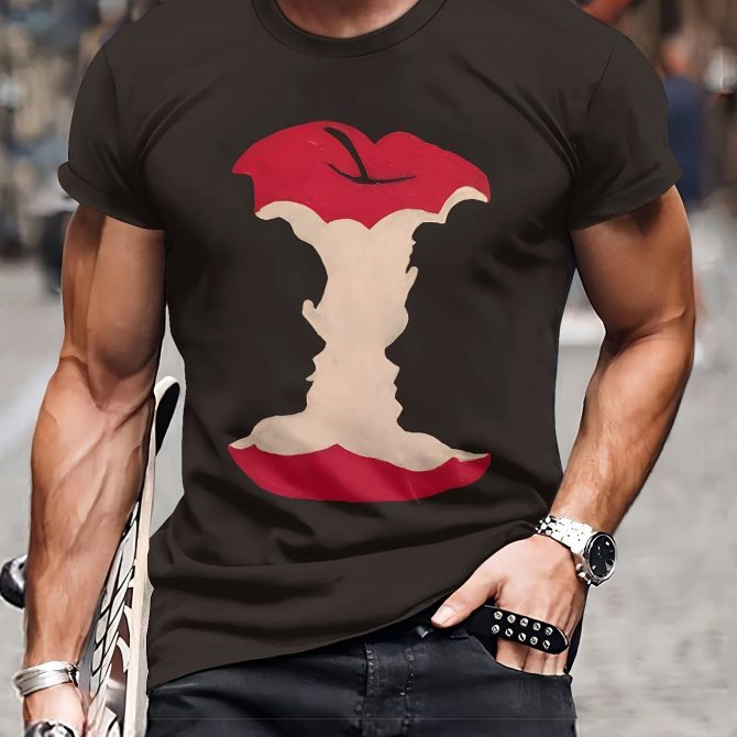 Fashionable Men's 3D Printed T-shirt - Made Of Soft And Breathable Polyester Fabric, Machine Washable, Round Neck Design, Comfortable And Casual Wear - Suitable For Daily Activities - Image 13