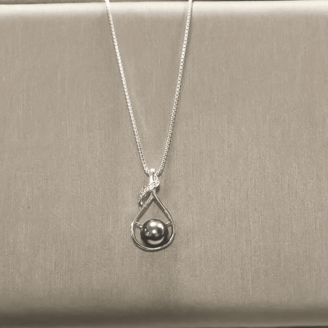 Lxalry Women's Handmade Tahitian-Black Pearl Necklace is the perfect gift for women for birthday, anniversary, Christmas gifts Wife--gift for wife Wedding birthday, anniversary jewelry-mom, girlfriend - Image 6