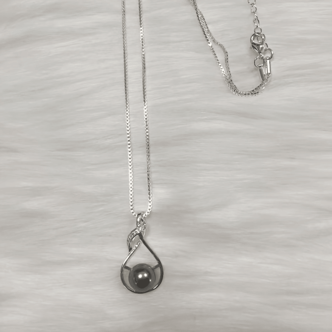 Lxalry Women's Handmade Tahitian-Black Pearl Necklace is the perfect gift for women for birthday, anniversary, Christmas gifts Wife--gift for wife Wedding birthday, anniversary jewelry-mom, girlfriend - Image 8
