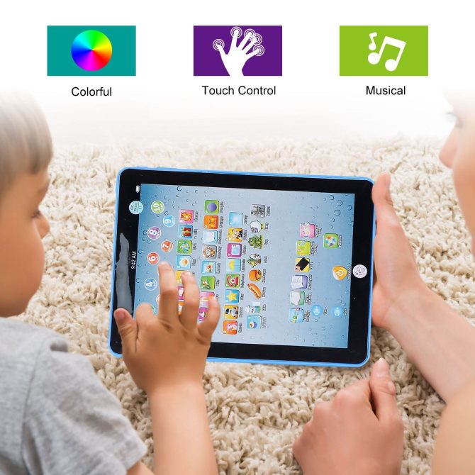 Baby Learning Tablet Educational Mini Pads Toys Touch Learn Toddler Tablet For ABC Numbers Words Gift - Image 3