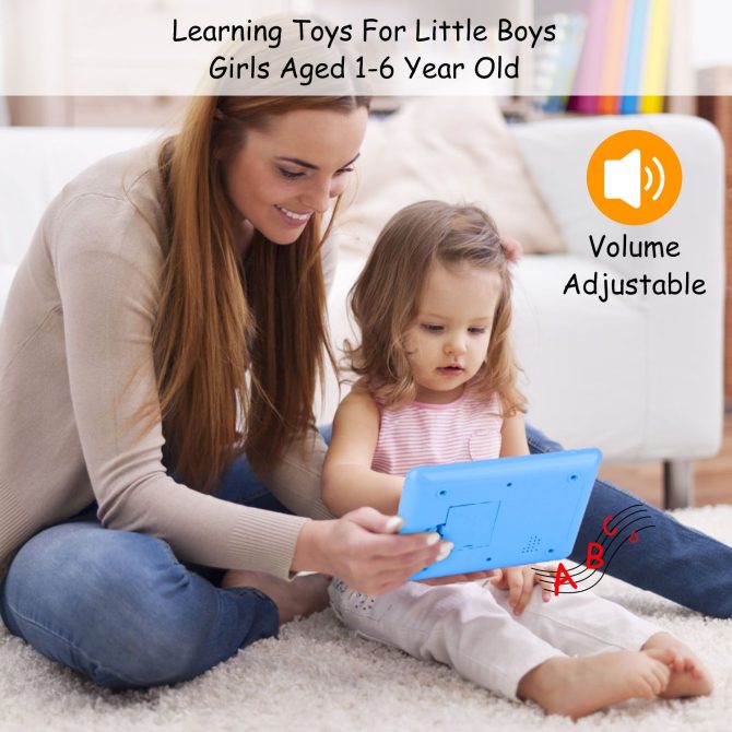 Baby Learning Tablet Educational Mini Pads Toys Touch Learn Toddler Tablet For ABC Numbers Words Gift - Image 5
