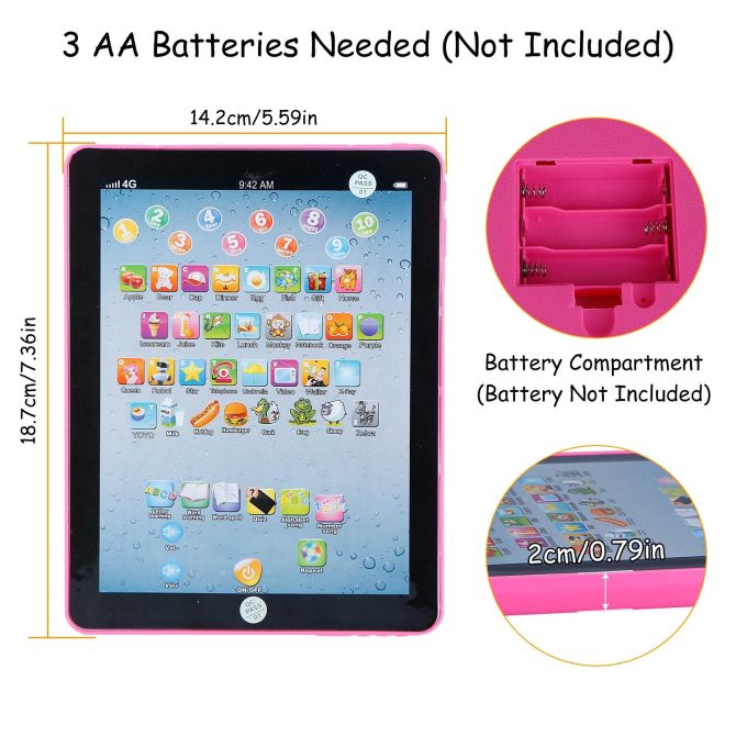 Baby Learning Tablet Educational Mini Pads Toys Touch Learn Toddler Tablet For ABC Numbers Words Gift - Image 13